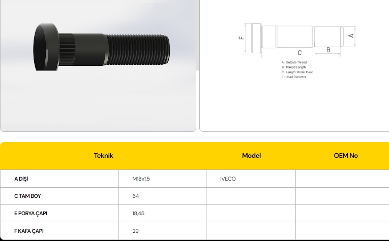 BİJON 50 NC ARKA DİSK  